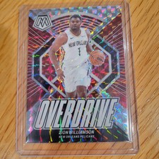 2023-24 Panini Mosaic - Overdrive Insert - Zion Williamson - #10 Pelicans