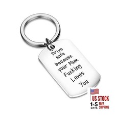 Sweet 16 Keychain for Daughter, New Driver Keychain, Keychain to Son from