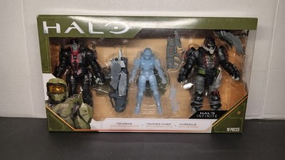 Halo Infinite 3 Figure 10 pc Pack  Master Chief Tovaras Hyperius 5''-NEW