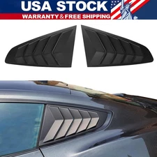 Side Quarter Window Louvers Rear Sun Shade Cover for Ford Mustang 2015-2023