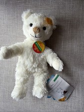 Steiff Cosy Teddy Bear 022722 Made 2006 Only White Plush 8 Button Flag