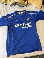 CHELSEA 2005/2006 CENTENARY HOME FOOTBALL SHIRT JERSEY UMBRO SIZE M ADULT