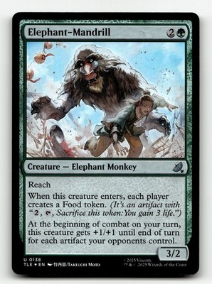 Elephant-Mandrill 138 Foil U Avatar: The Last Airbender: Eternal-Legal