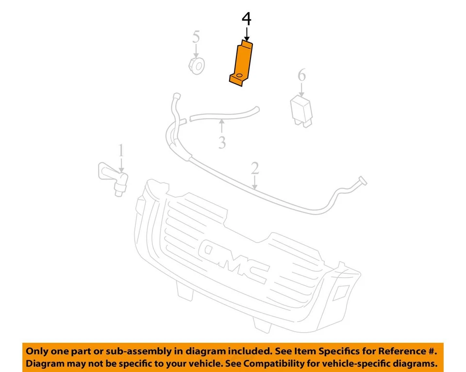 GMC CHEVROLET TRAILBLAZER EXT SEVILLA 2001-2006 BOMBA HDLP WA 25693988 - NUEVO OEM Foto 2 de 3