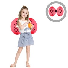 Foldable Ladybug Wings Costume Kids Cosplay Accessories Girls Dress