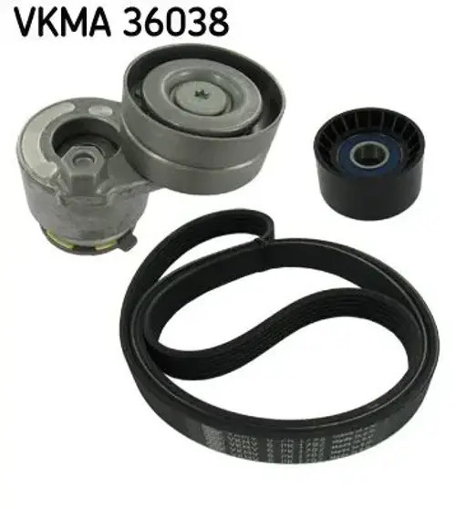 Drive Belt Kit fits VAUXHALL VIVARO X83 2.0 01 to 14 Set SKF 4410172 4411707 New - Image 6