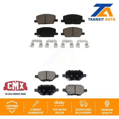 Front Rear Ceramic Brake Pads Kit For 2018-2022 Buick Encore Chevrolet Trax