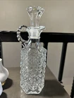 Vintage Anchor Hocking Wexford Clear Glass Vinegar Oil Cruet