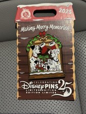 2025 DISNEY MAKING MERRY MEMORIES PIN 101 DALMATIANS LE
