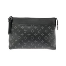 Authentic Louis Vuitton Monogram Eclipse Pochette Voyage Souple M82543 Bag ...