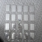 Johnson Matthey .999 Fine Silver 20 Bars of 1 Troy oz each In Original Plastic
