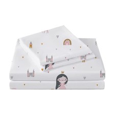 Bed Sheets for Kids Girls, Soft Microfiber Twin Sheets Set 3 Piece Deep Pocke...