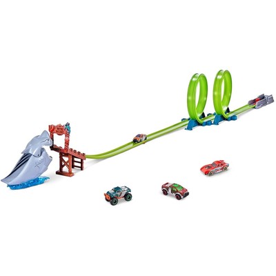 ZURU Metal Machines 6760 Shark Attack Playset   Mini Track & Shark Action Toy