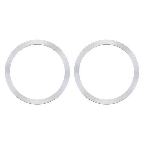 Metal Ring Magnetic Charger Ring Stickers for Phone Case 2 Pack, Sequin Silver - Zdjęcie 1 z 6
