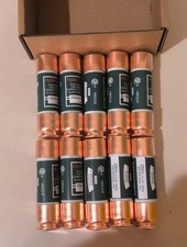 10 pcs Fusetron FRN-R-50 Fuse, 250V 50A, Class RK Time Delay Fuse 10 pack