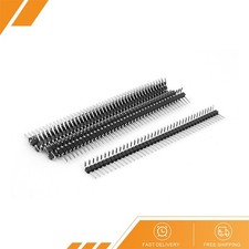 10 x Right Angle 40 Pin 2.54mm Male Header for Breadboard 1x40 Single Row