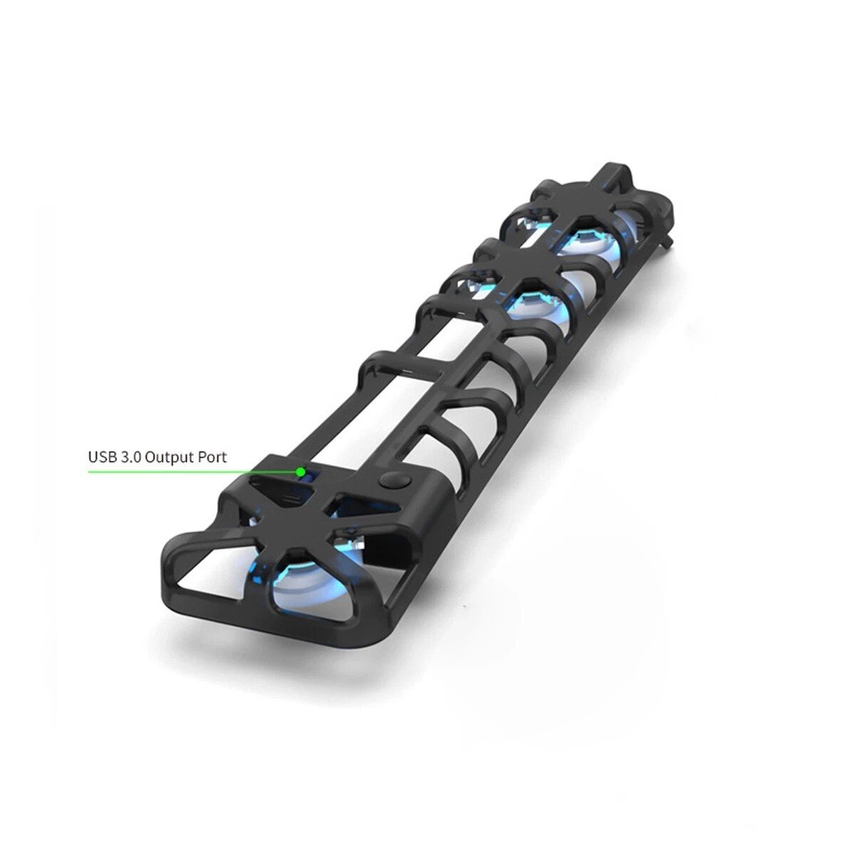 PS5 Slim Cooling Fan For PS5 Slim Disc/Digital Console Cooler Fan LED + USB 3.0