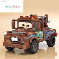 413PCS Tow Mater Building Blocks Car Model DIY Kit Kids Gift Compatible 77255