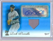 2009 TOPPS TRIBUTE RICK CORCELLO AUTOGRAPH MEMORABILIA 52/75