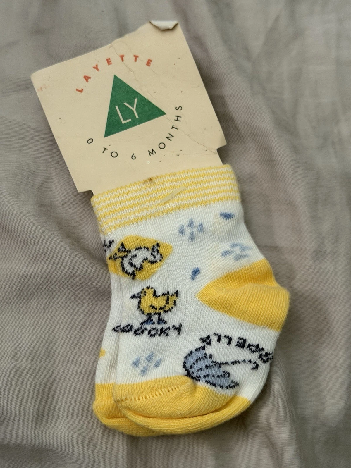 NWT Vintage Gymboree Rainbow Little Duck Sock Layette Line 0-6 Month
Opens in a new window or tab