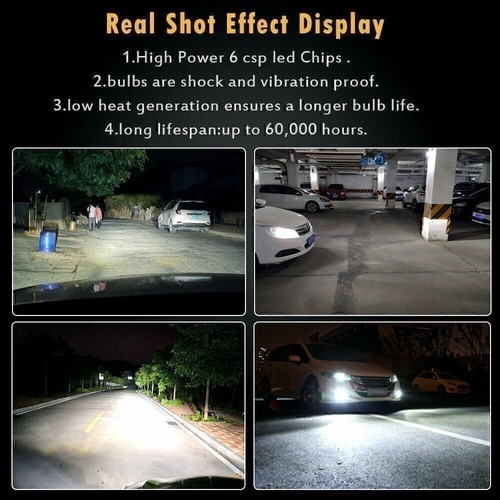 2x H1 110W DRL Halógeno Xenón Faro Repuesto Bombillas Lámpara 6000K Cqzvsl - Imagen 12 de 12