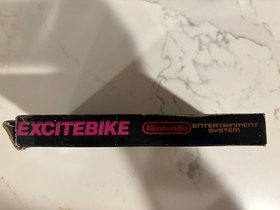 Excitebike - Nintendo NES CIB Matte Seal Test Market Hangtab converter cart 1985