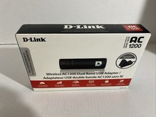 D-link Wireless AC1200 Dual Band USB Adapter new Sealed
