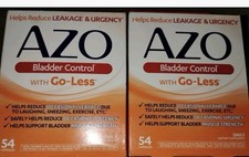 2 AZO Bladder Control with Go-Less Reduce Occasional Urgency 108 Pills 05/2026