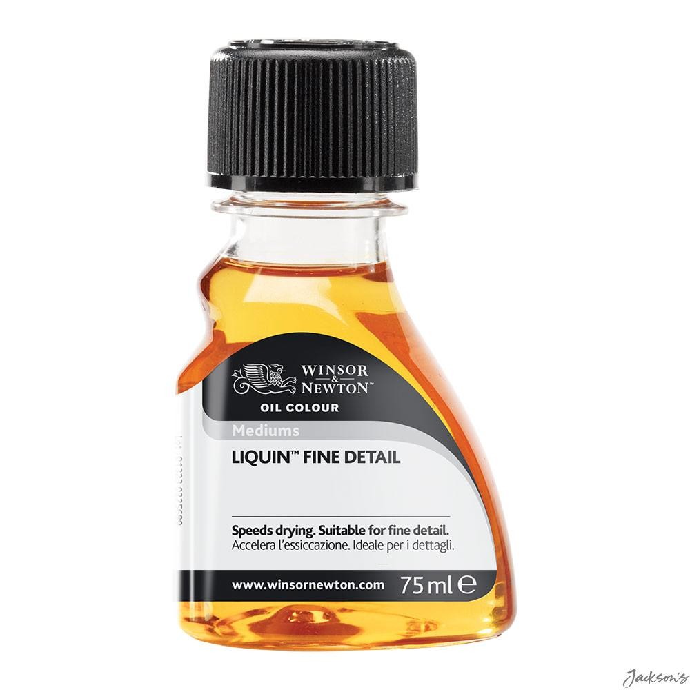 Winsor & Newton Liquin Fine Detail Medium Gloss 75ml Oil Painting Glazing Blend