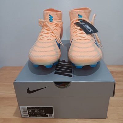 NIKE ZOOM MERCURIAL SUPERFLY 10 ELITE FG KYLIAN MBAPPÉ MENS SIZE 10 FQ8692 801