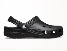 Crocs Classic Clog Black Size W8/M6.
