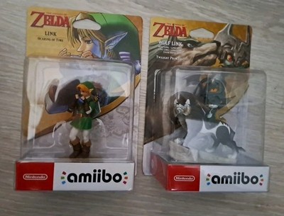 Amiibo - Wolf Link + Link The Legend of Zelda Coll. - NEU&OVP