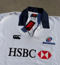 Vintage 00s Canterbury NSW Waratahs Super 12 Rugby Union Shirt Jersey Large NWT