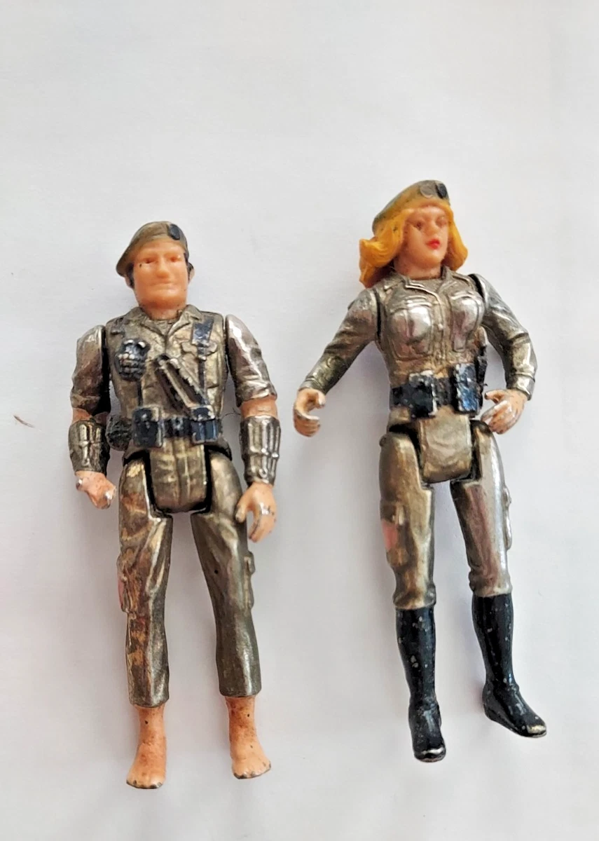 Figurine Eagle Force – Goldie Hawk (Blondie Jet) – Mego/Ideal – Métal – Neuve
