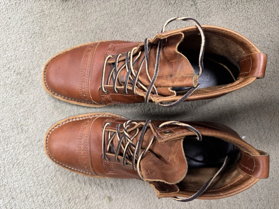 Bota Wesco 7” Puntera Gorra “Guildsman” Bronceado Británico 11.5 D Foto 2 de 4