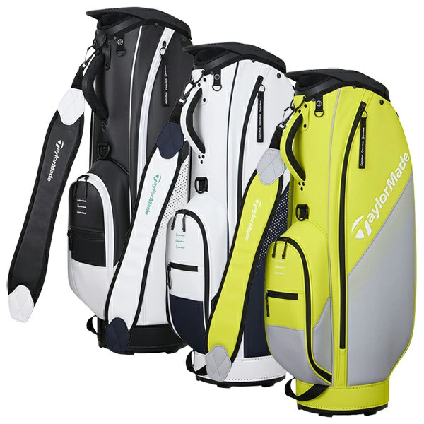 【最終価格】TaylorMade ゴルフバッグ ホワイト/グリーン テーラーメイド プロ スタンドバッグ キャディバッグ 9.5型 47