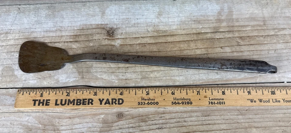 Antique Hand Forged Spatula Peel Rare Small Size Browning Tool - Image 3 of 4