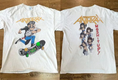 Anthrax Mosh it Up Tour 1987 T-Shirt NEW