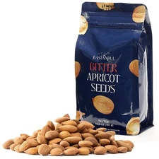 Organic Bitter Raw Apricot Kernel Premium Seeds 16oz Gluten Free Vegan USDA 1 lb