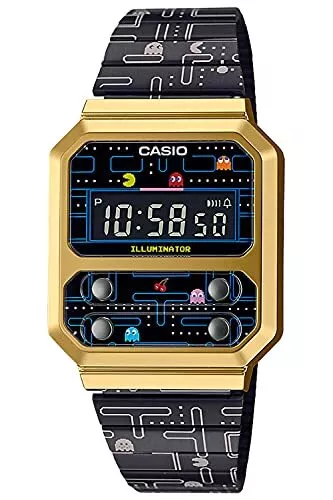 Casio Watch Standard Pac-Man Collaboration Model A100WEPC-1BJR Men's Multicolor