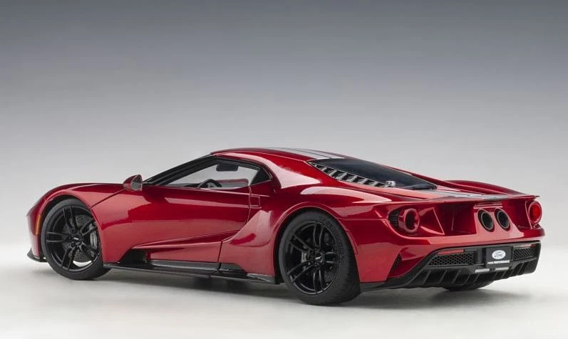 Ford GT 2017 Rojo Modelo De Coche 1:18 Autoart - Imagen 2 de 4