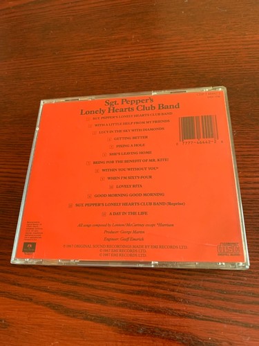 The Beatles - Sgt. Pepper's Lonely Hearts Club Band - CD -W. GERMANY CDP 7464422 - Picture 6 of 6