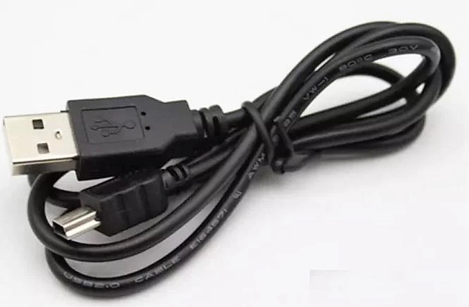 Black 3FT 2.0 USB Cable Type A to Mini B Male to Male 5 PIN for Camera 1m Charge - Image 2 of 2