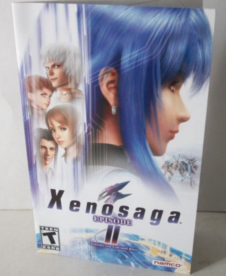 Xenosaga Episode II Manual Only NO GAME PS2 PlayStation 2