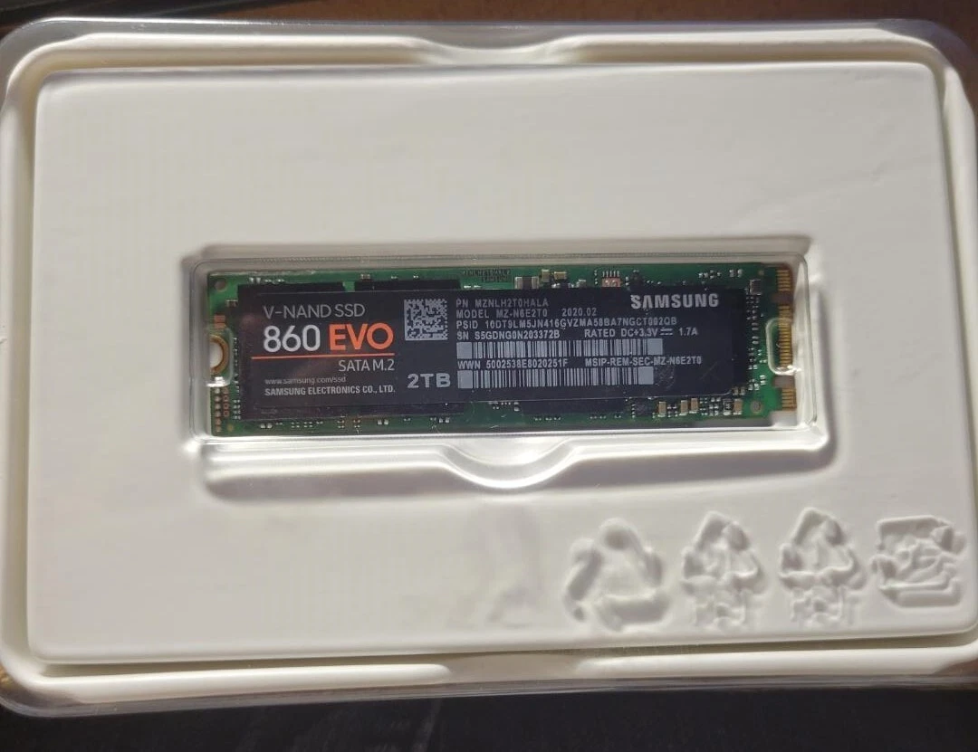 Disque SSD M.2 SATA Samsung 860 EVO, 500Go (MZ-N6E500BW)