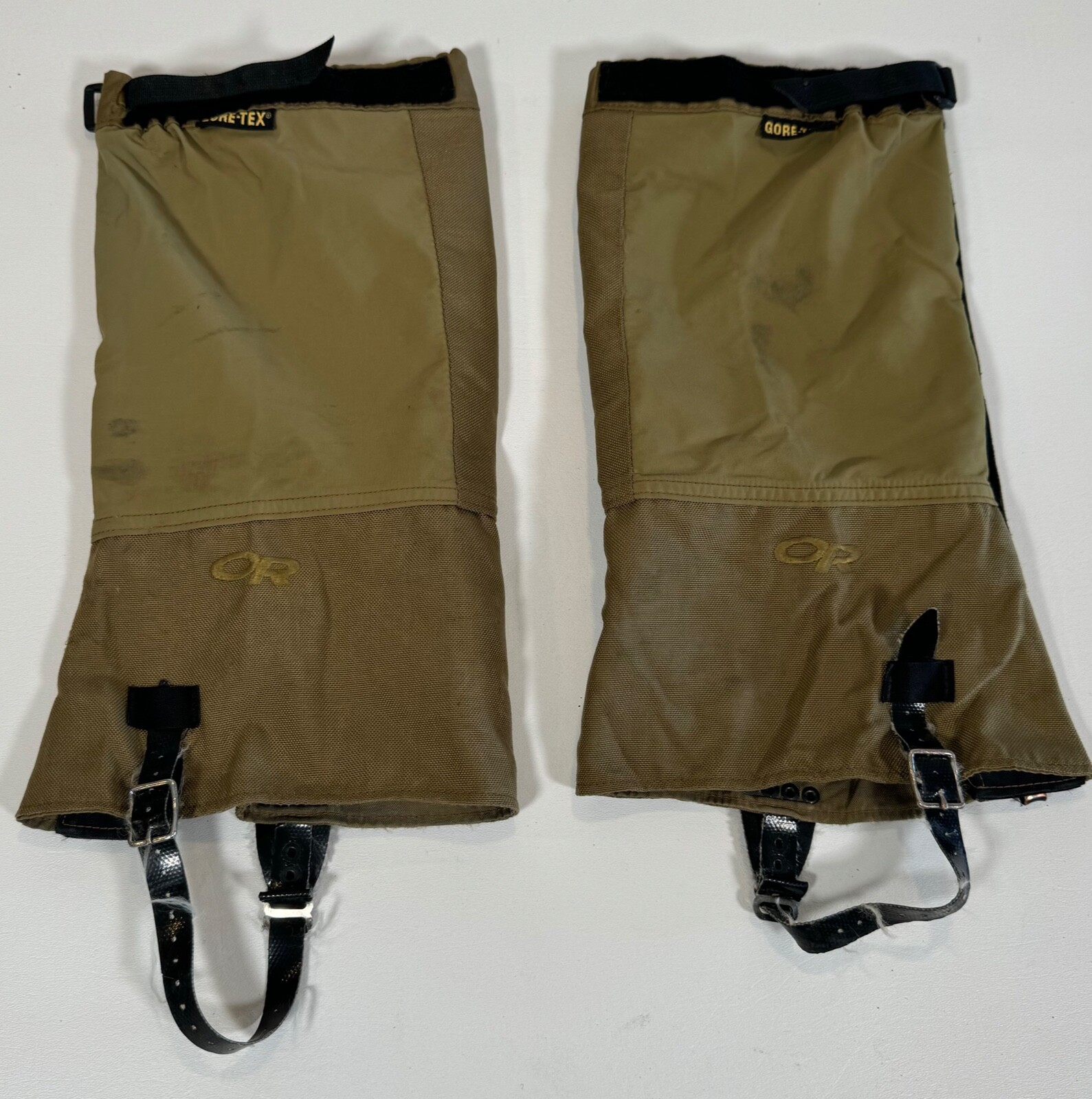 USMC Outdoor Research Expedition Crocodiles Gaiters Coyote Brown Size