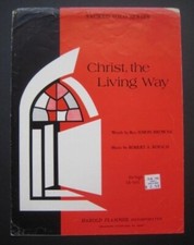 Christ, the Living Way by Simon Browne sheet music