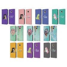 HEAD CASE DESIGNS RAINBOW PUKE LEATHER BOOK WALLET CASE FOR MOTOROLA PHONES