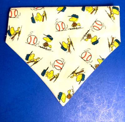 Over Collar Slide On Pet Dog Cat Bandana  PEANUTS  WOODSTOCK  XSMALL