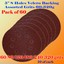 100 Pcs 5 in Orbital Sandpaper Sanding Discs 8 Hook Loop 60-400 Assortment Grit